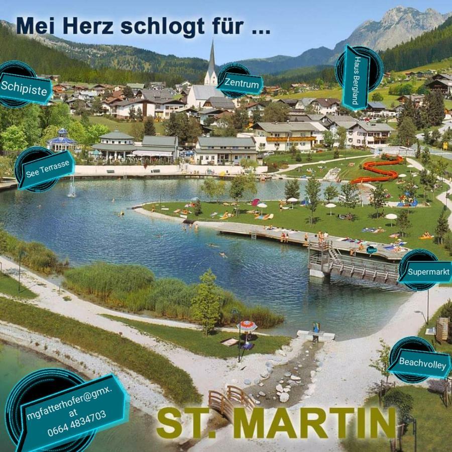 Appartements Haus Bergland Sankt Martin am Tennengebirge Buitenkant foto
